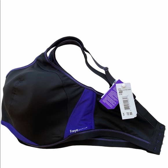 Freya Epic Underwire Crop Top Sports Bra 40G NWT - Picture 5 of 8
